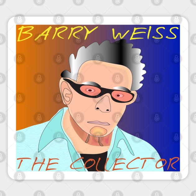 Barry Weiss The Collector Illustration Sticker by starcraft542